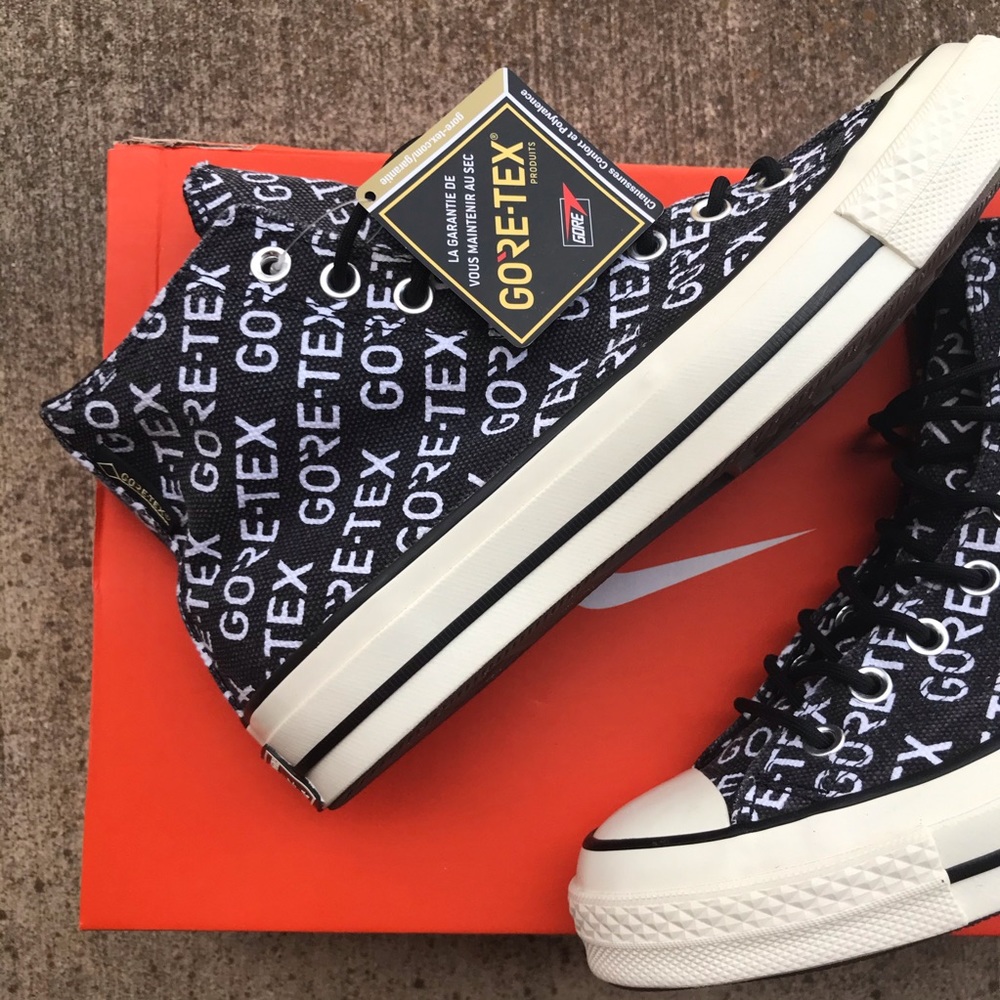 Converse Chuck 70 Hi Black Gore-Tex Waterproof - Picture 4 of 8